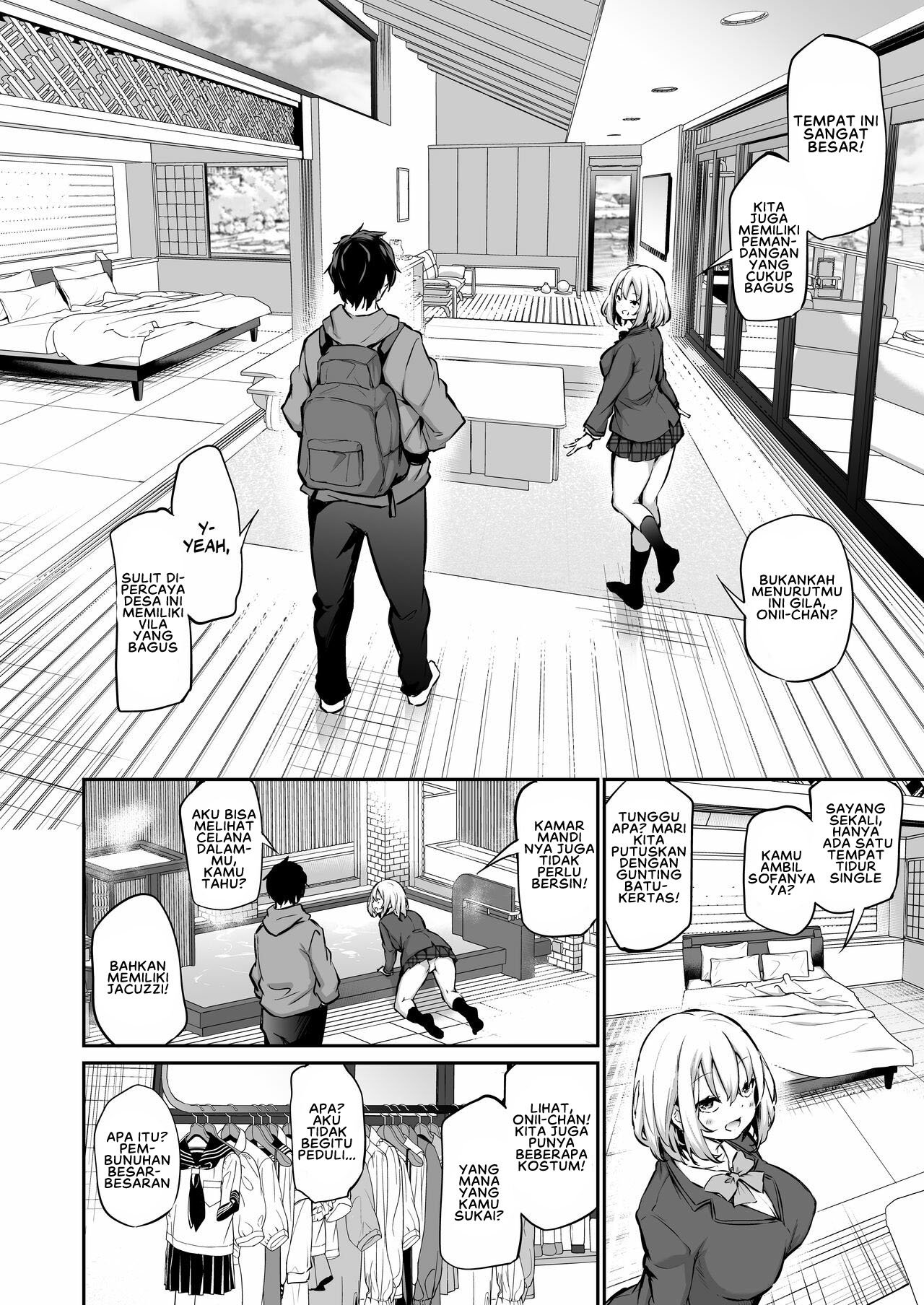 Imouto Haramasenai to Derarenai Shima - Chapter 1 7