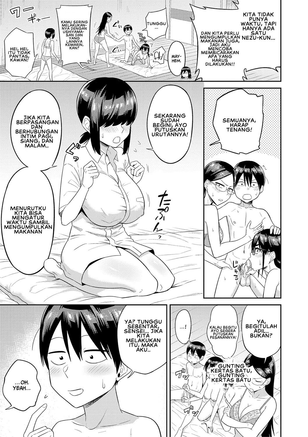 Mujintou de, SEX ni Kyoumi Shinshin na Dosukebe Inkya Joshi-tachi to Harem Life - Chapter 3 5