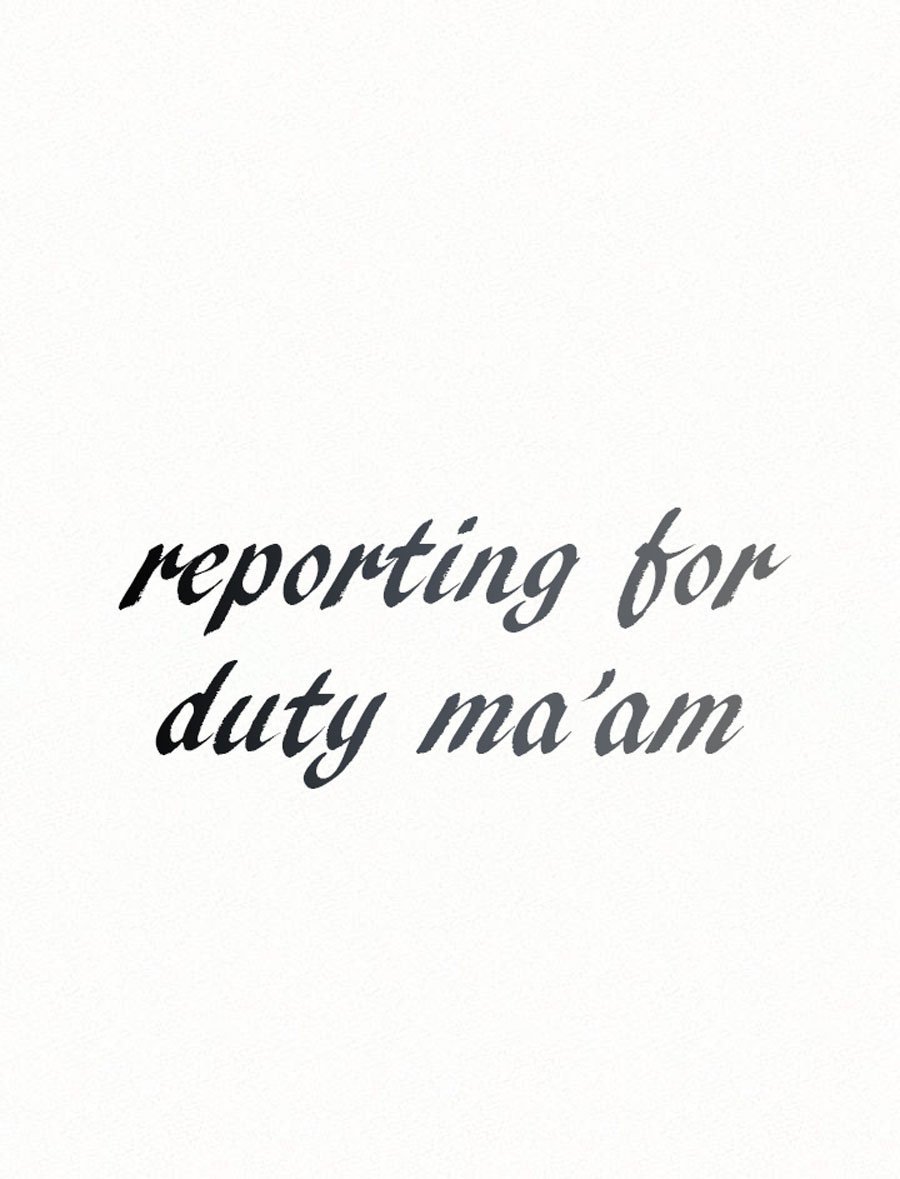 Reporting For Duty Ma&#8217;Am - Chapter 13 8