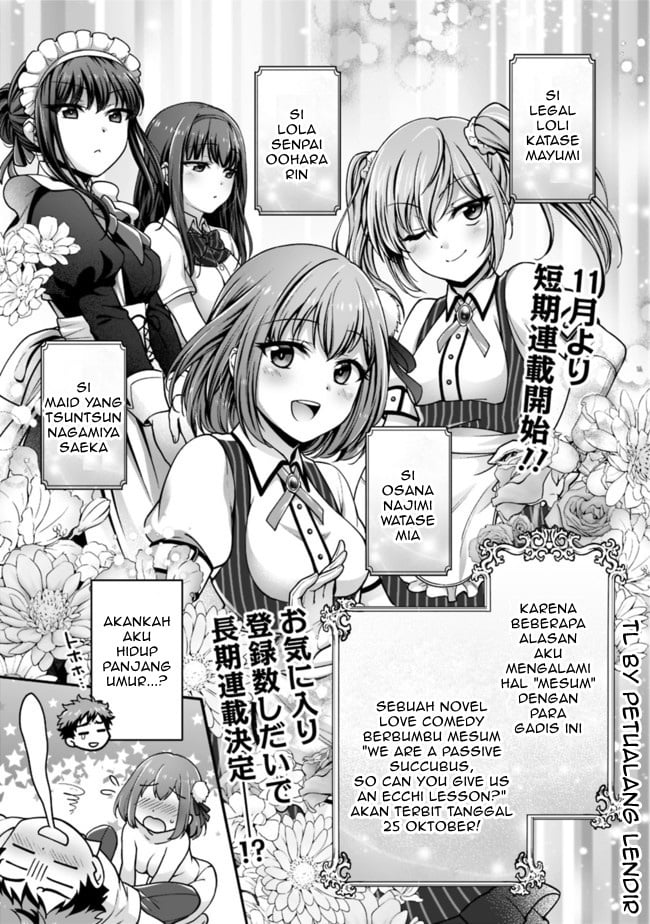 We are a passive succubus, so can you give us an ecchi lesson? - Chapter 00 19