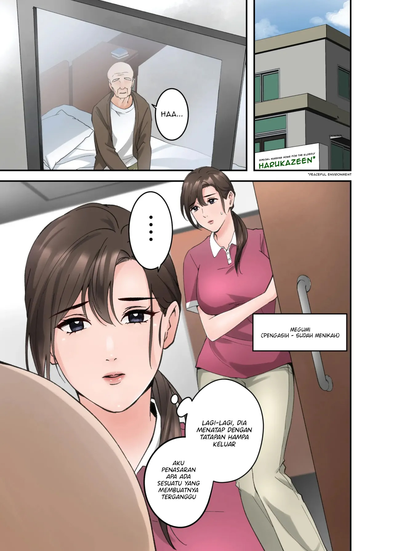 Hitozuma no Kaigoshi ga Yoboyobo Jii-san ni Ikasare Makuru Hanashi - Chapter 1 3