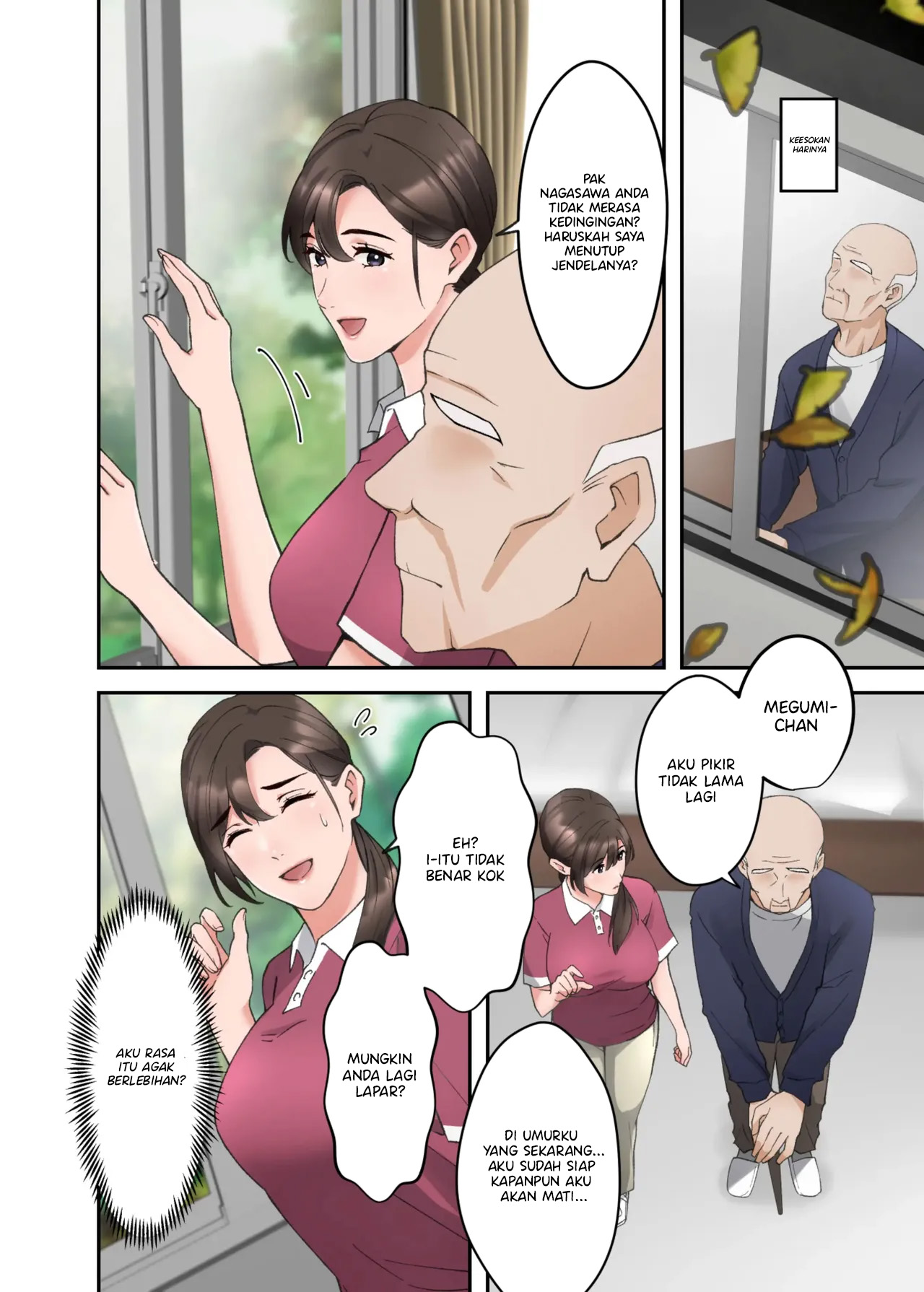 Hitozuma no Kaigoshi ga Yoboyobo Jii-san ni Ikasare Makuru Hanashi - Chapter 1 6